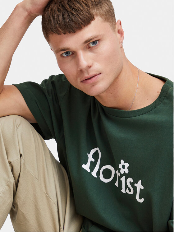 Solid Solid T-shirt 21108143 Verde Regular Fit