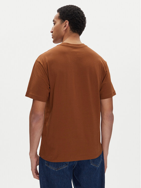 Vans Vans T-shirt Essential VN000HPZ Smeđa Loose Fit
