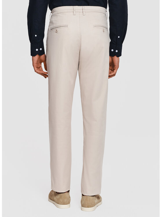 Pako Lorente Pako Lorente Chinosy P26SF-WX-012 Beżowy jasny Regular Fit