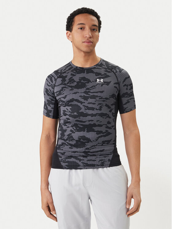Under Armour Under Armour Technikai póló HeatGear® Printed 6009657 Fekete Slim Fit