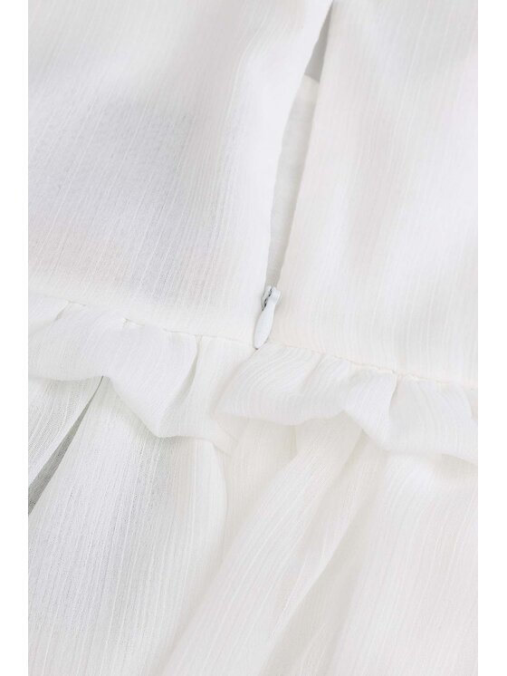 Coccodrillo Coccodrillo Sukienka WC5128204EBG-003 Écru Regular Fit