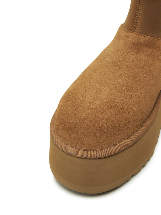 Ugg Ugg Cizme de zăpadă W Classic Mini Dipper 1168170 Maro