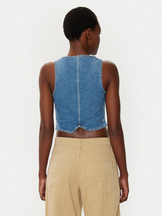 HUGO HUGO Prsluk Gardenia_B 50531700 Plava Slim Fit