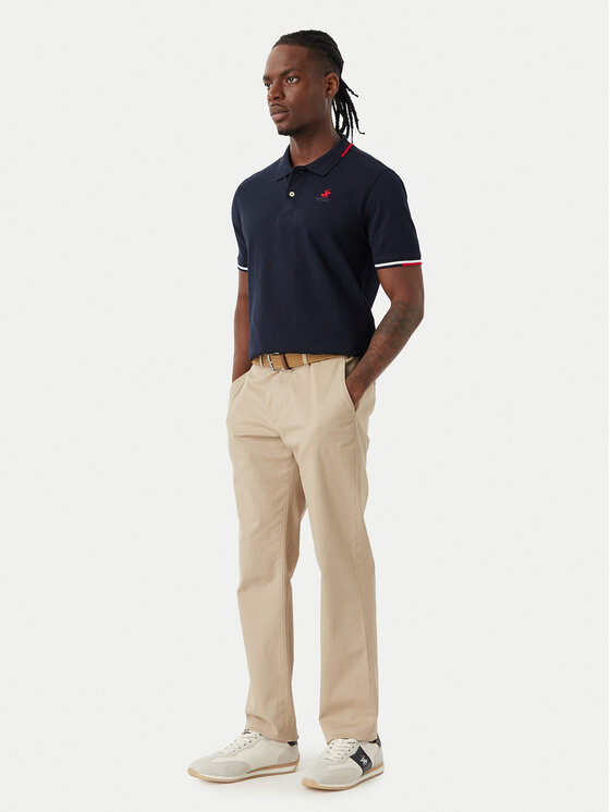 Beverly Hills Polo Club Beverly Hills Polo Club Tricou polo P-SS26M-P2525 Bleumarin Regular Fit