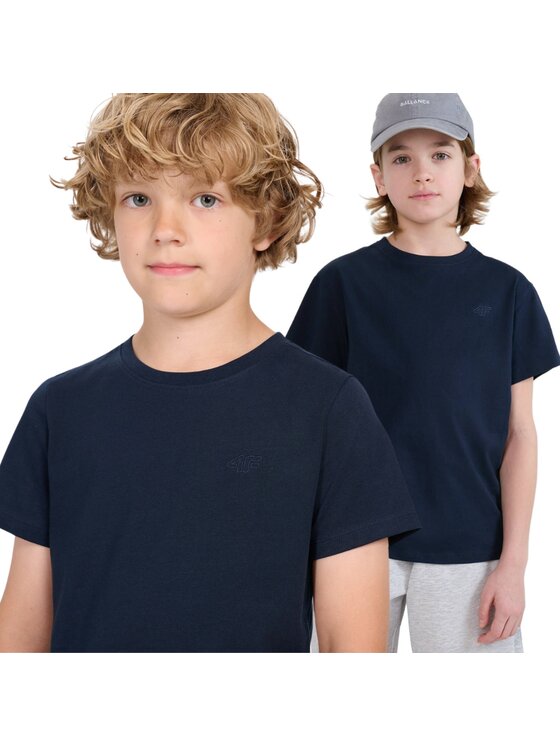 4F 4F T-shirt 4FJWMM00TTSHM2330-31S Blu Regular Fit