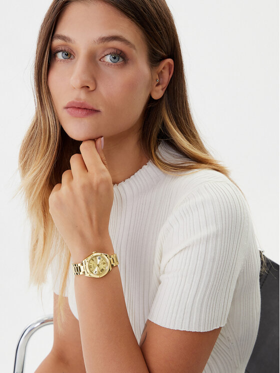 Guess Guess Zegarek damski Mini Luna GW0687L2 Złoty