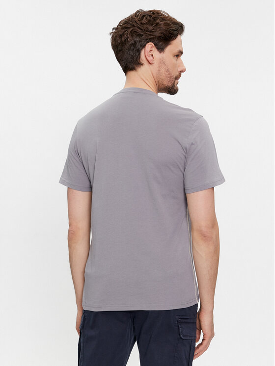 Napapijri Napapijri T-Shirt S-Aylmer NP0A4HTO Szary Regular Fit