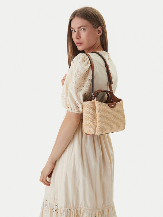DKNY DKNY Táska Willa Mini Satchel R61DOJ07 Bézs