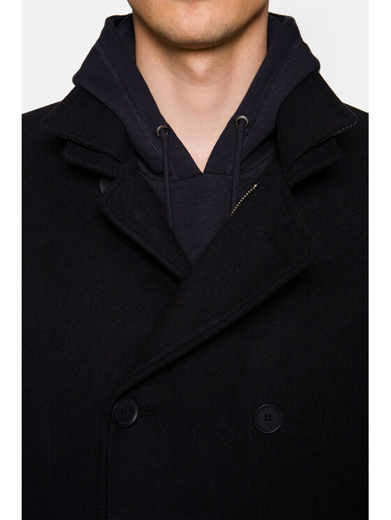 Lancerto Lancerto Płaszcz przejściowy Embrace 3 Czarny Regular Fit