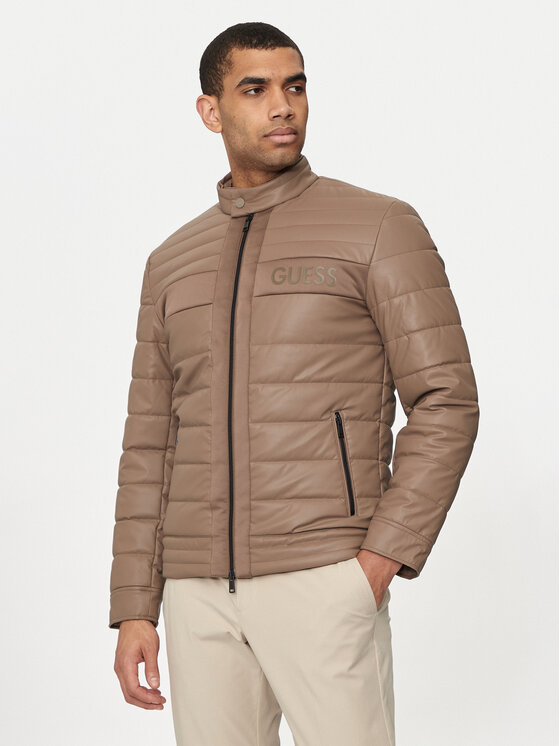 Guess Guess Giubbotto invernale M4YL16 WFHD0 Marrone Regular Fit