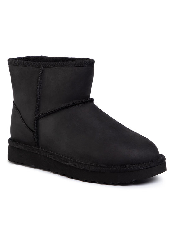Ugg Pantofi W Classic Mini Leather 1016558 Negru La Reducere si Transport Gratuit Cizme de zăpadă 2023-10-03 3