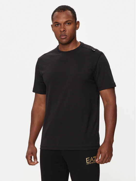 EA7 Emporio Armani EA7 Emporio Armani Tricou 6DPT06 PJFFZ 1200 Negru Regular Fit