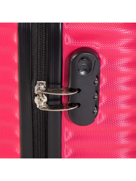 Semi Line Valigia da cabina T5502-0 20 Rosa | Modivo.it