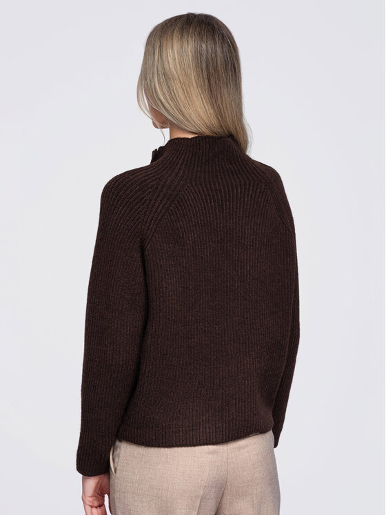 Ombre Ombre Svetr OW-SW-E0014 Hnědá Regular Fit