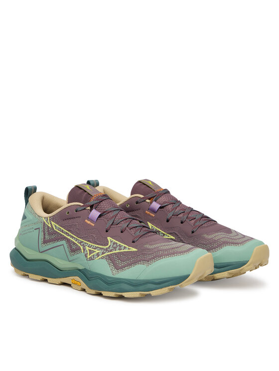 Mizuno Mizuno Buty do biegania Wave Daichi 9 J1GK2571 33 Zielony