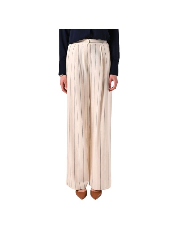 Rinascimento Rinascimento Pantalone da abito Pantalone lino Beige Regular Fit