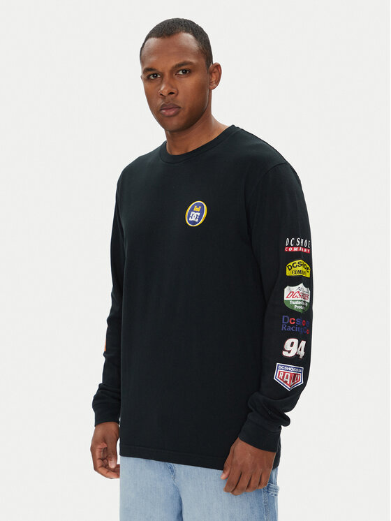 DC Shoes DC Shoes Longsleeve ADYZT05464 Negru Regular Fit