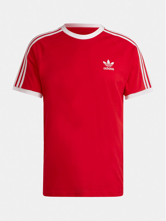 adidas adidas Tricou Adicolor Classics 3-Stripes T-Shirt IA4852 Roșu Regular Fit