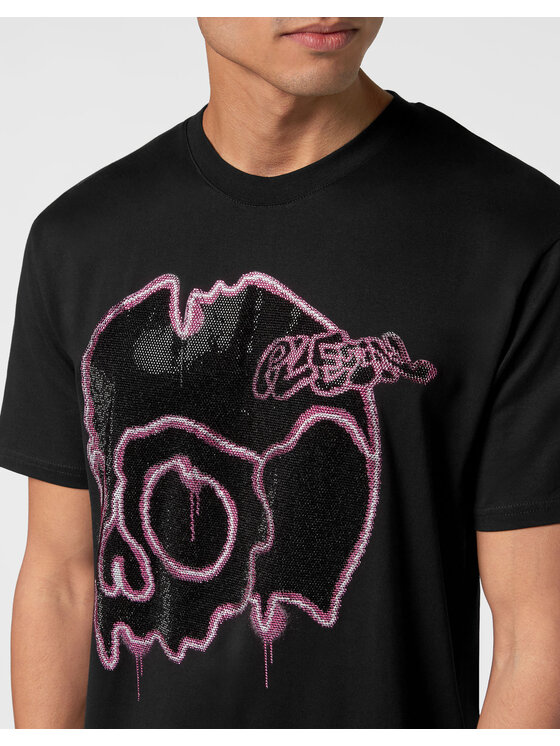 PHILIPP PLEIN PHILIPP PLEIN T-Shirt 9657 Czarny Regular Fit