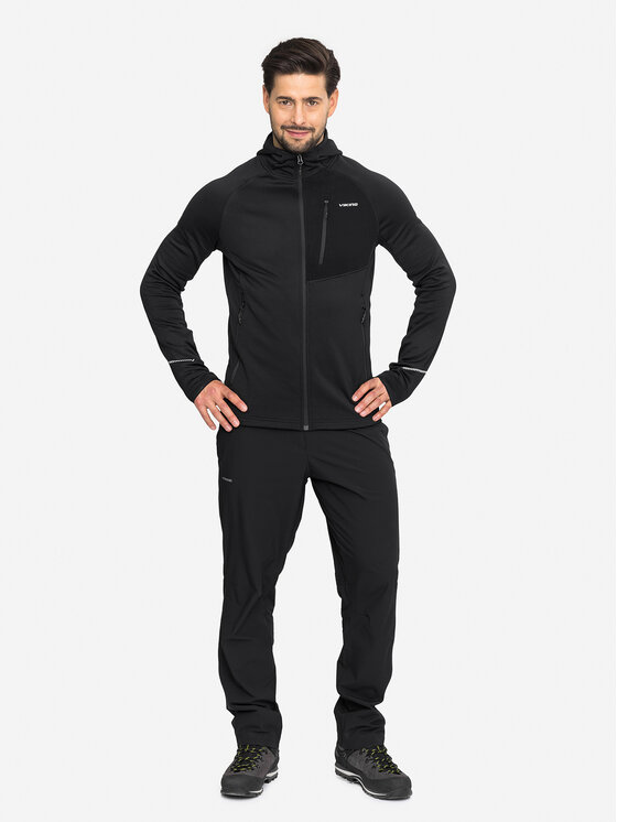 Viking Viking Bluza Arbaz Man Hoodie Czarny Regular Fit