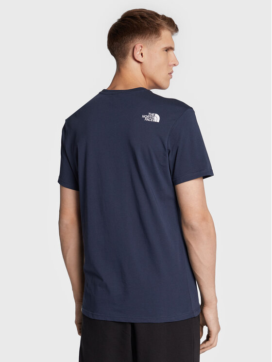 The North Face The North Face T-Shirt NF0A2TX5 Granatowy Regular Fit