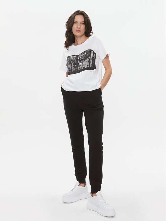 TWINSET TWINSET Долнище анцуг 232TT2371 Черен Regular Fit
