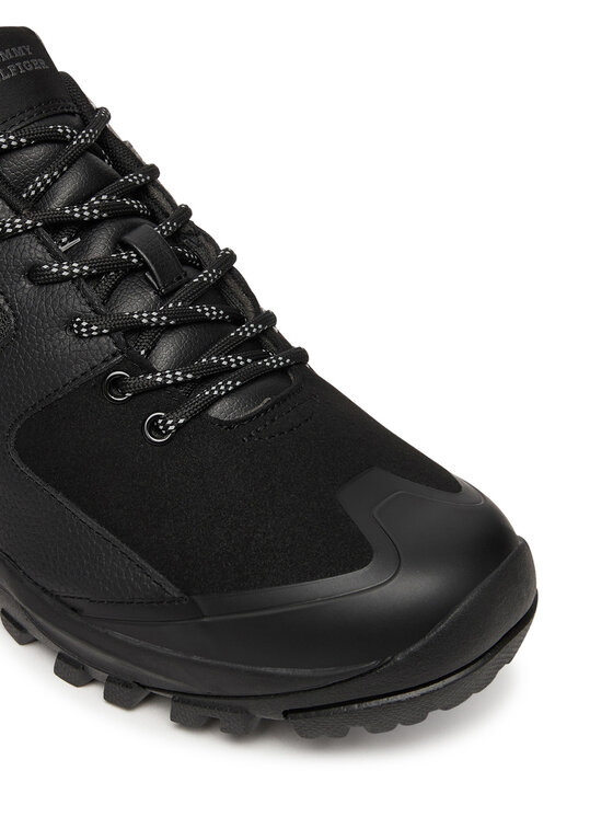 Tommy Hilfiger Tommy Hilfiger Laisvalaikio batai Vibram Low Runner Tech FM0FM05657 Juoda