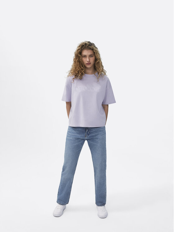 T-shirt SP22-TSD012 Viola Relaxed Fit