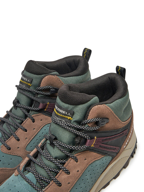 Merrell Merrell Žygio batai Wildwood Mid Ltr Wp J068031 Žalia
