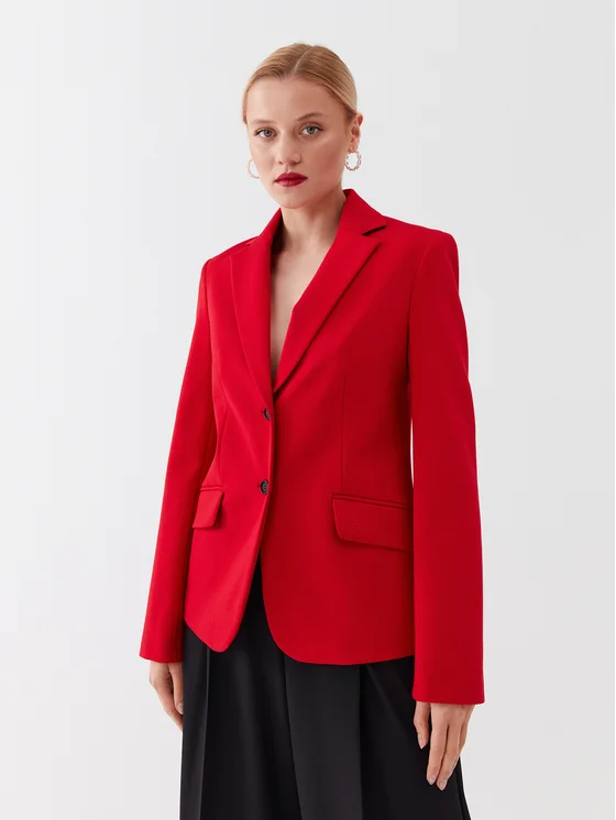 KARL LAGERFELD Sakko 230W1402 Rot Regular Fit