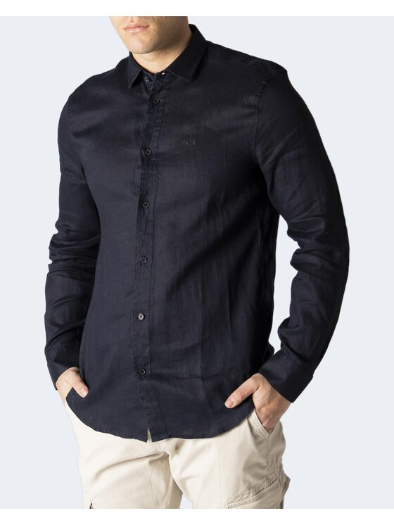 Armani Exchange Armani Exchange Camicia 8NZC50 ZNCFZ Blu Shirt Fit