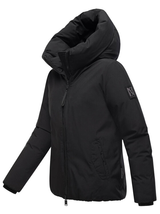 Navahoo Navahoo Kurtka zimowa Blütenlicht Czarny Regular Fit
