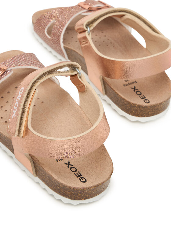 Geox Geox Sandále J Adriel Girl J028MC 0BNEW C8124 S Ružová