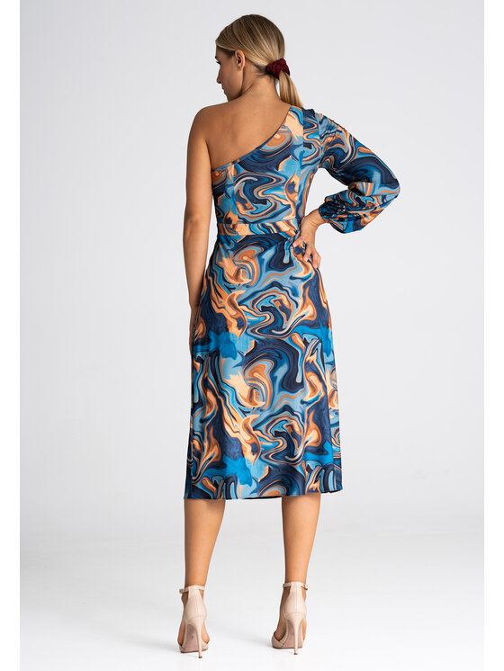 FIGL FIGL Φόρεμα M962 Έγχρωμο Regular Fit
