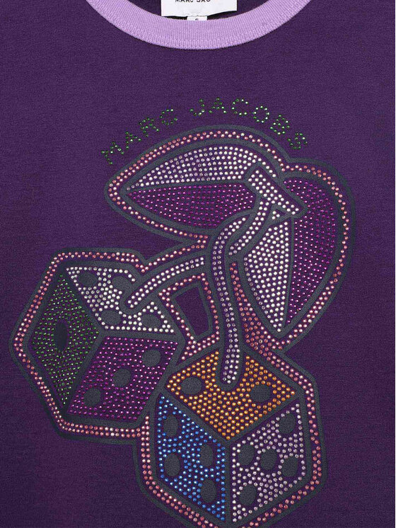 Marc Jacobs Marc Jacobs T-shirt W15669 Ljubičasta Regular Fit