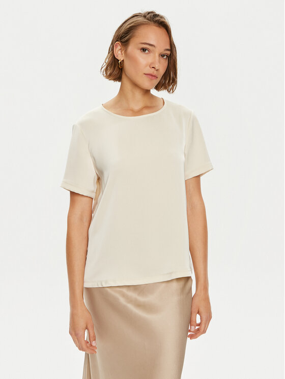 Weekend Max Mara Blúzka Gilbert 2425946051650 Béžová Oversize