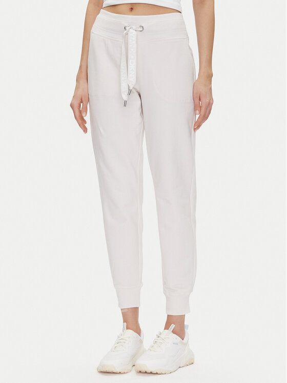 DKNY Sport DKNY Sport Pantaloni trening DP5P3496 Bej Regular Fit