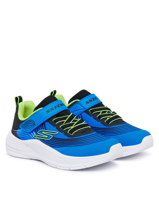 Skechers Skechers Sneakersy Microspec Advance 403926N/BLLM Niebieski