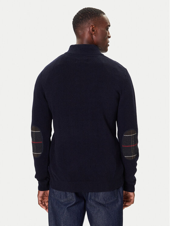 Barbour Barbour Pulover Holden MKN0837NY91 Bleumarin Regular Fit