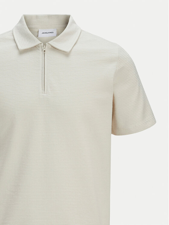 Jack & Jones Jack & Jones Polokošile Benja 12269338 Béžová Regular Fit
