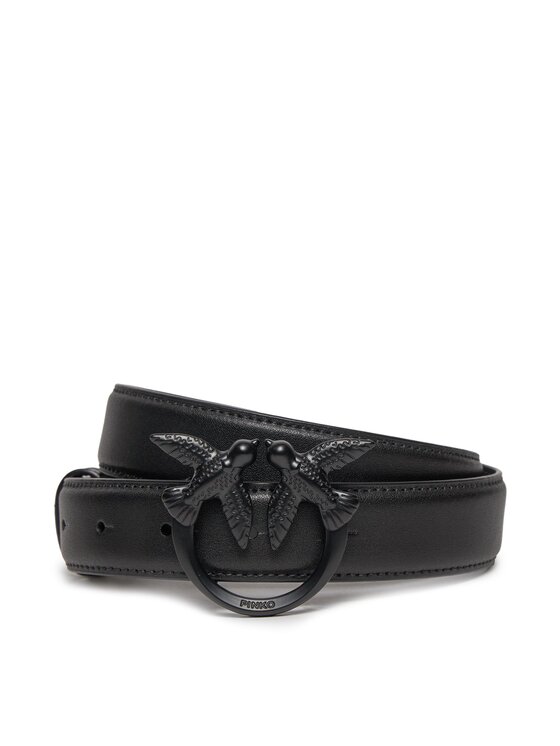 Pinko Dámsky opasok Love Berry H3 Belt. PE 24 PLT01 100125 A1K2 Čierna