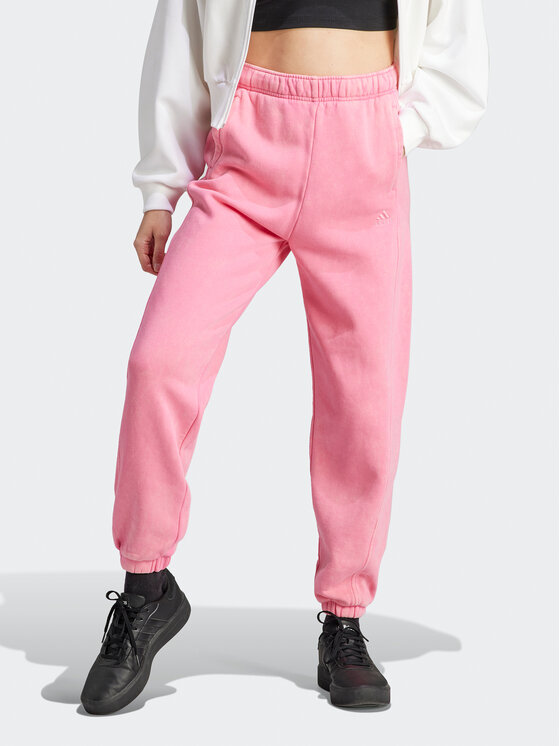 adidas adidas Melegítő alsó ALL SZN Fleece Washed IK4257 Rózsaszín Loose Fit