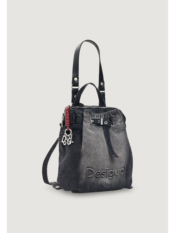 Desigual Desigual Σακίδιο BACK_HALF LOGO Μαύρο