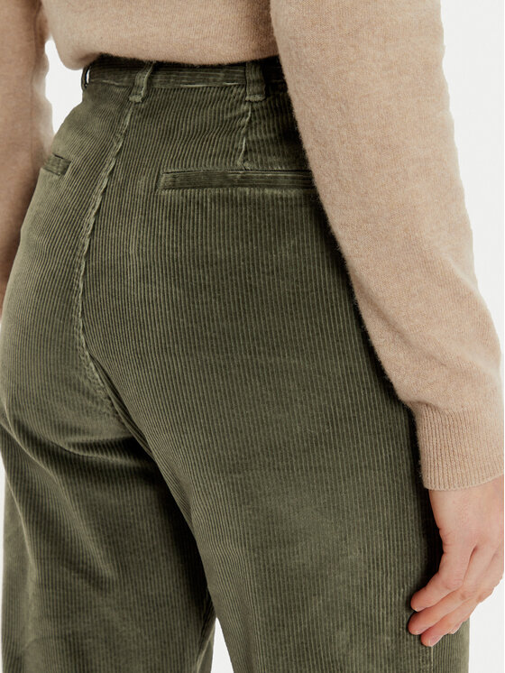 United Colors Of Benetton United Colors Of Benetton Kalhoty z materiálu 4ZENDF07H Khaki Relaxed Fit