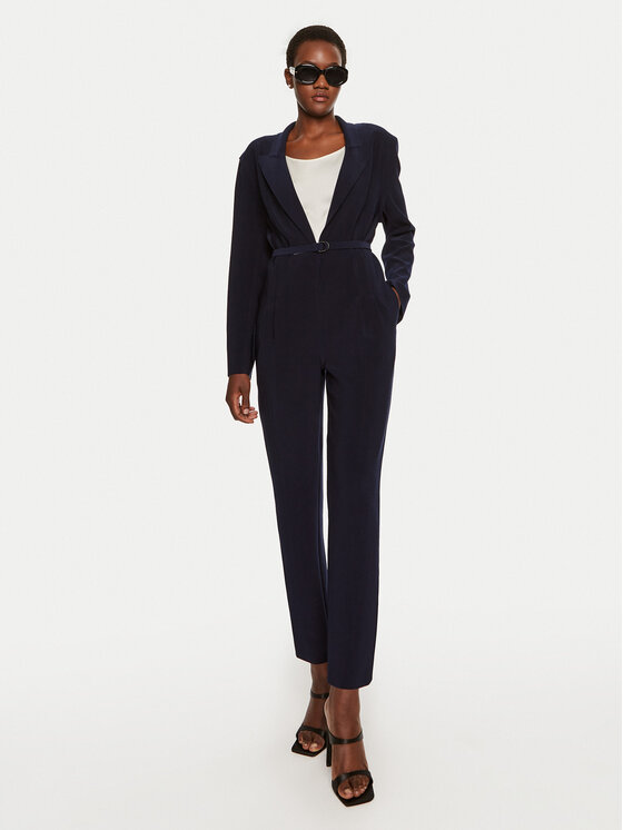 NORMA KAMALI NORMA KAMALI Kombinezon KK224JPLE13951 Tamnoplava Relaxed Fit