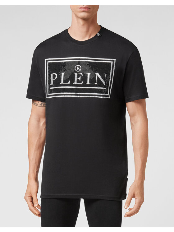 PHILIPP PLEIN PHILIPP PLEIN T-Shirt 22949 Czarny Regular Fit
