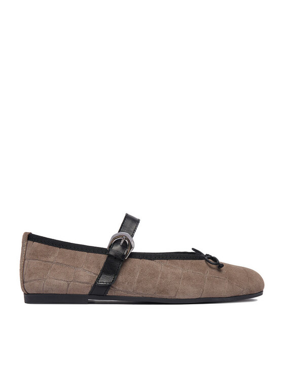 GINO ROSSI GINO ROSSI Baleriny C-24546LCP-DILETTA Szary