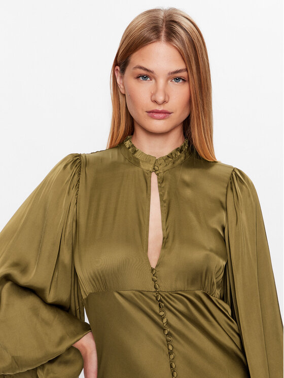 Herskind Herskind Večernja haljina Shila 4832370 Smeđa Regular Fit