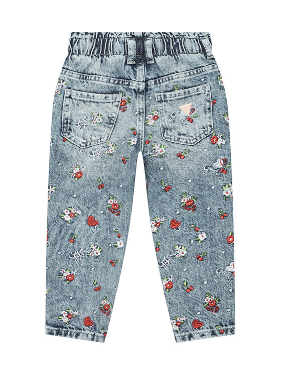Guess Guess Jeans hlače K5GA03 D45E0 Modra Regular Fit