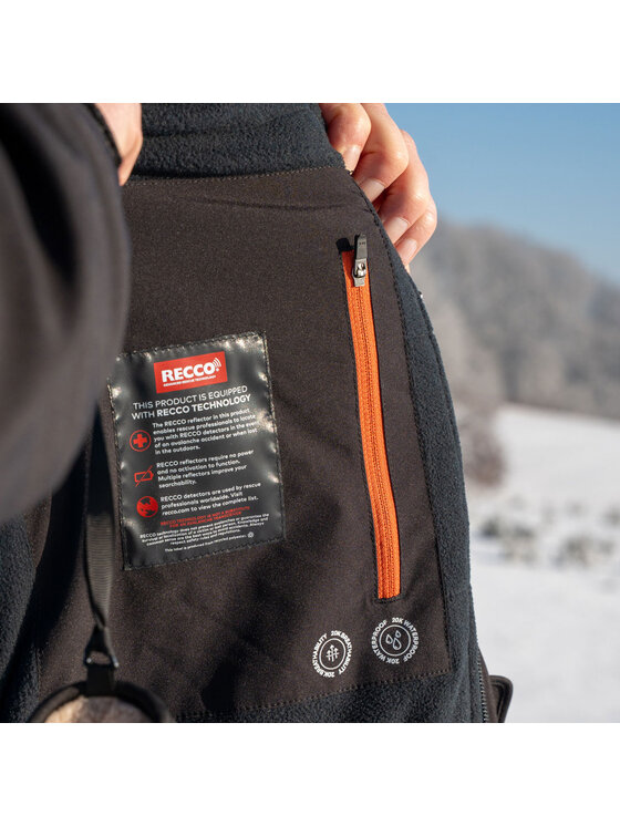 Alpinus Alpinus Kurtka zimowa Ariz Czarny Regular Fit